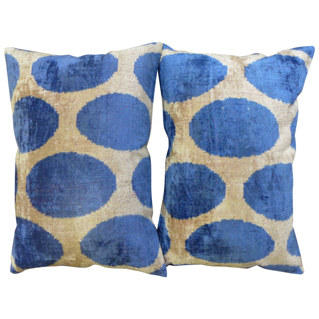 A pair of Turkish Silk Velvet Pillow Covers