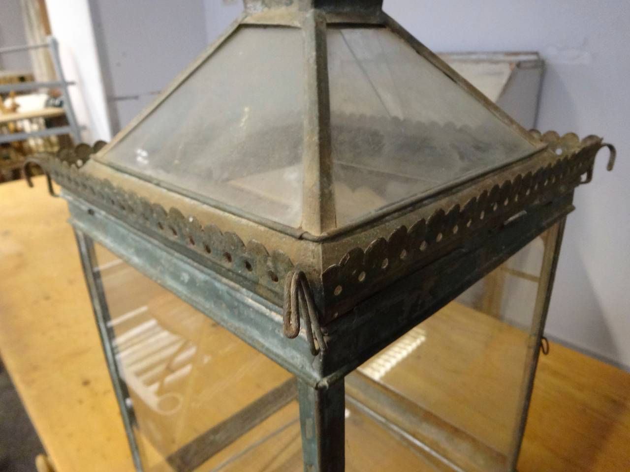 19th Century Indian Painted Lantern 4