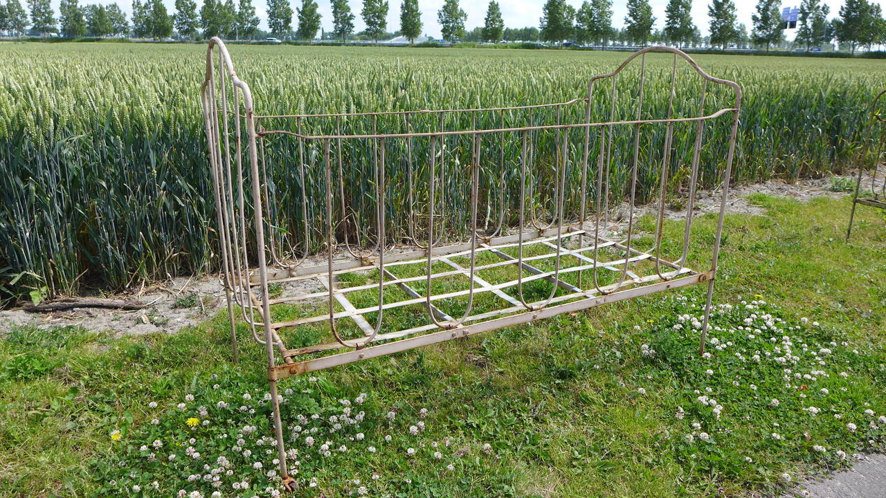 19th Century French Baby Bed with Sky For Sale 1