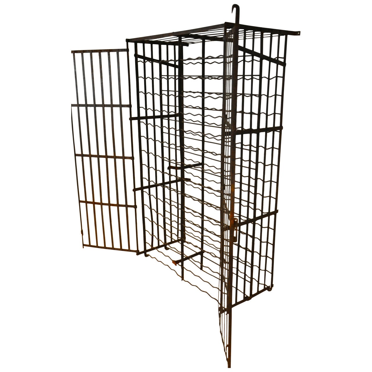 Antique French Wine Cage