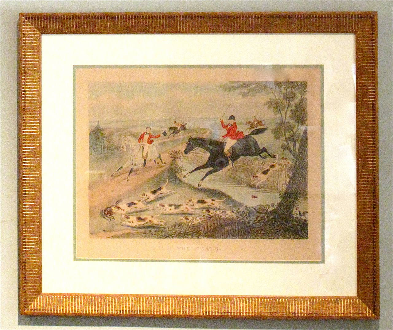 Set of Four Charles Hunt, Snr. Fox Hunting Framed Engravings 3