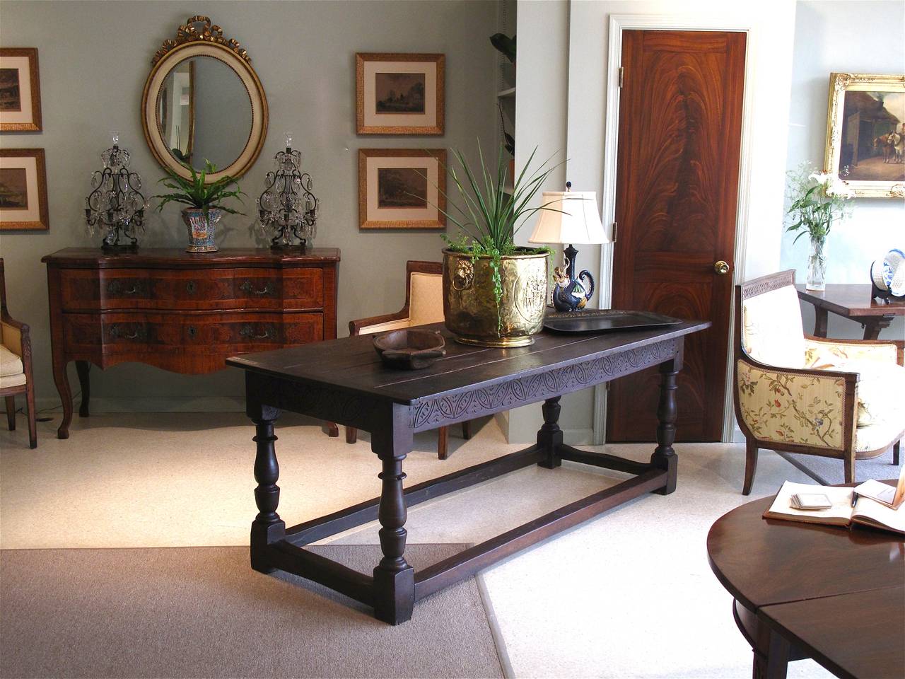 British English Refectory Table, 17th Century For Sale