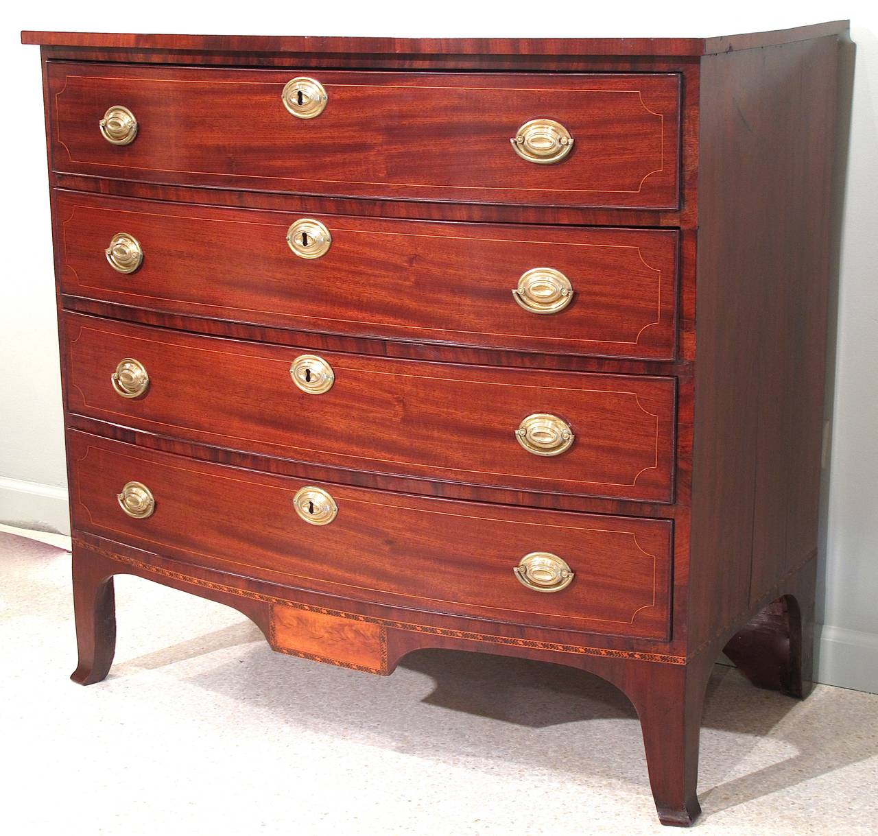 American Portsmouth, New Hampshire Federal Chest of Drawers For Sale
