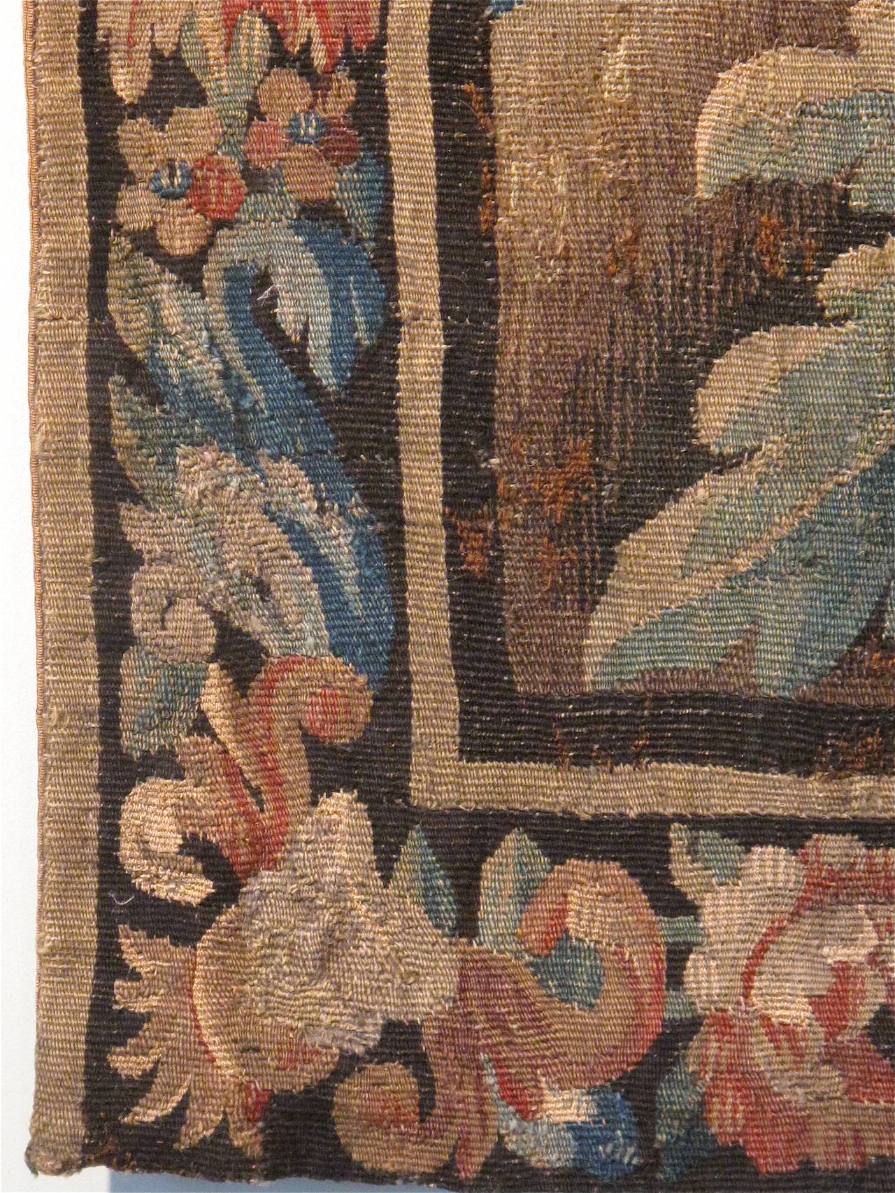 Flemish 18th Century Verdure Tapestry For Sale 1