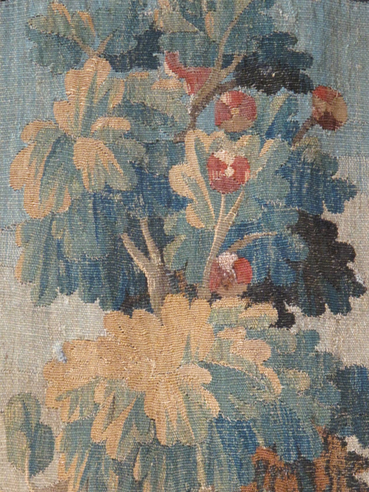 Hand-Woven Flemish 18th Century Verdure Tapestry For Sale