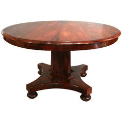 William IV Rosewood Library or Center Table