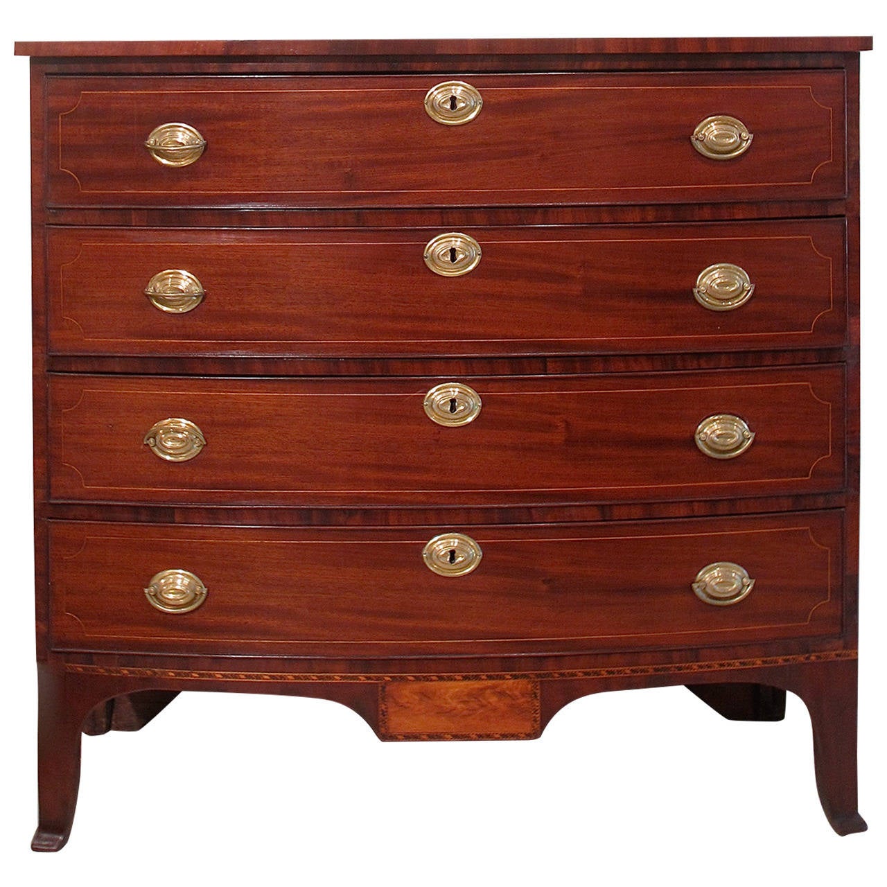 Portsmouth, New Hampshire Federal Chest of Drawers For Sale at 1stDibs