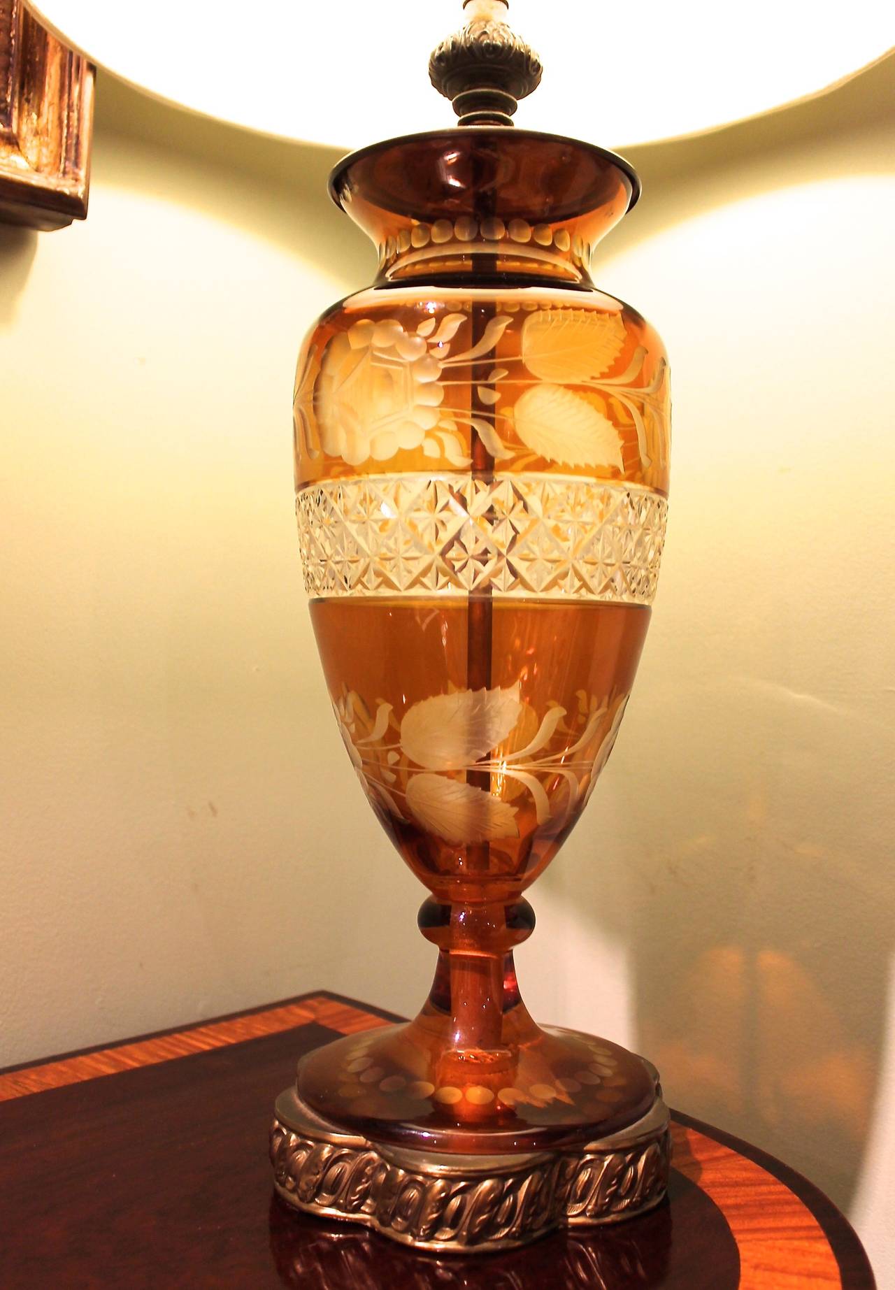 clear vase lamp