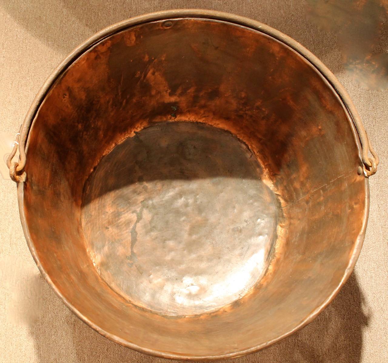large copper kettles
