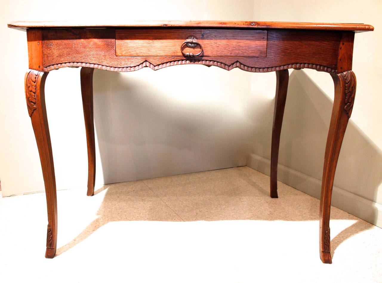 French Provincial Table with Hoof Feet, 19th Century For Sale 2