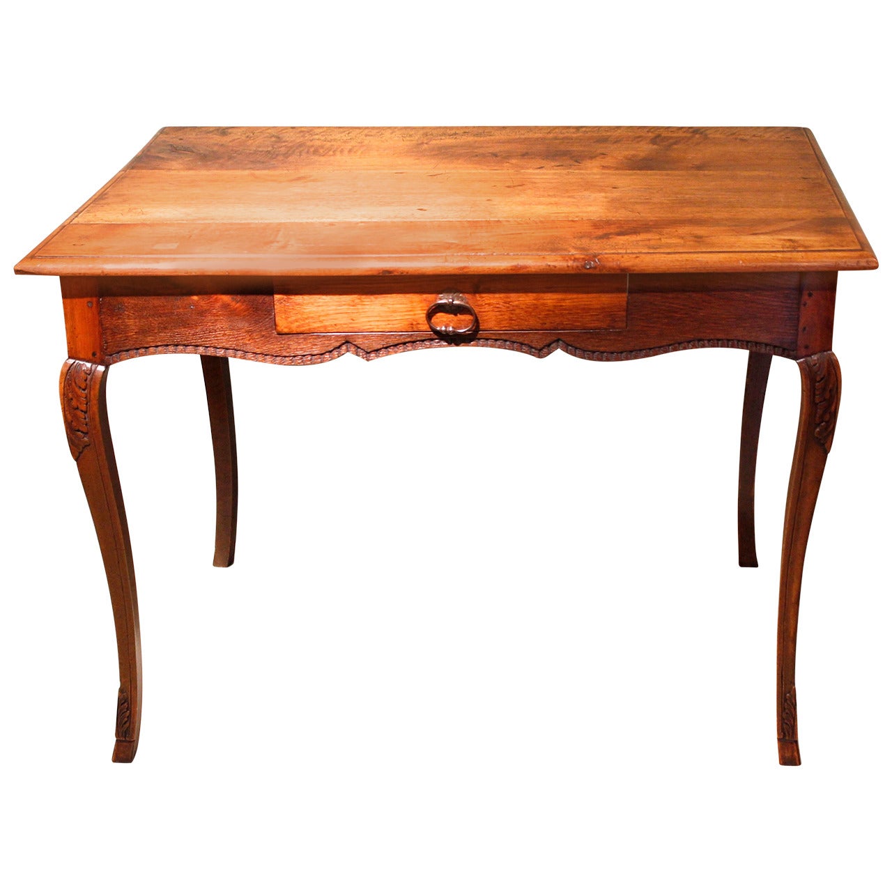 French Provincial Table with Hoof Feet, 19th Century For Sale