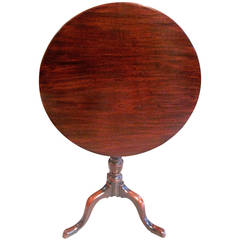 George III Mahogany Candle Stand, 18th Century
