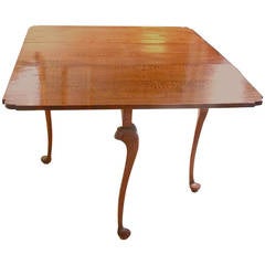 New England Tiger Maple Drop-Leaf Table