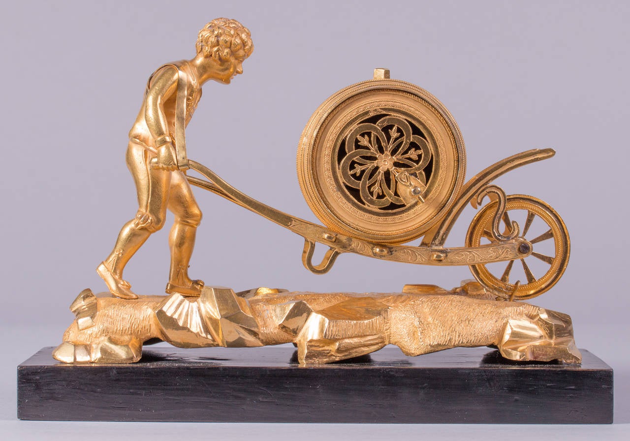 Empire Mantel Clock, Austria, circa 1810