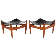 Illum Wikkelsø Pair of Stools Model 272