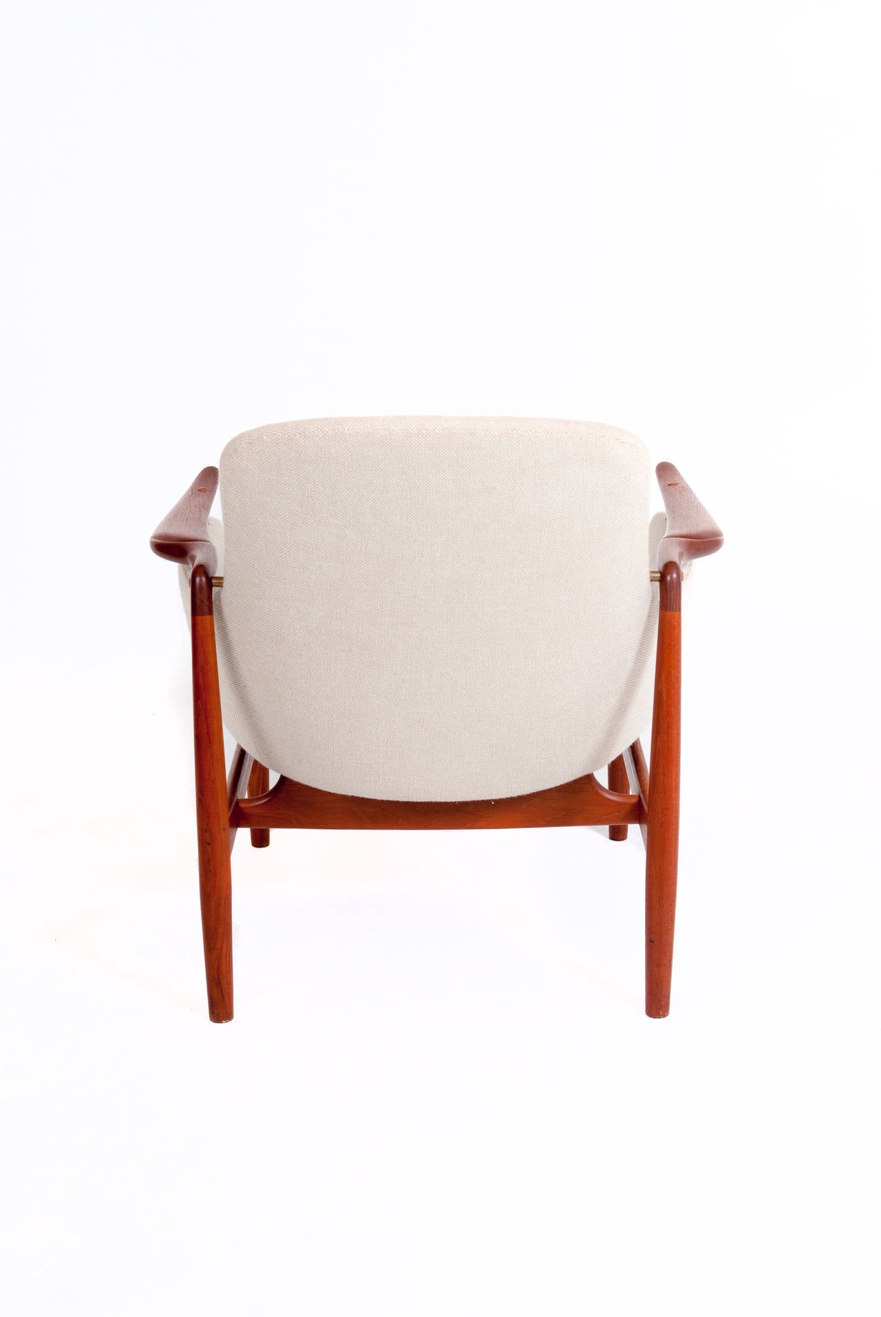 Danish Finn Juhl Lounge Chair by Niels Vodder