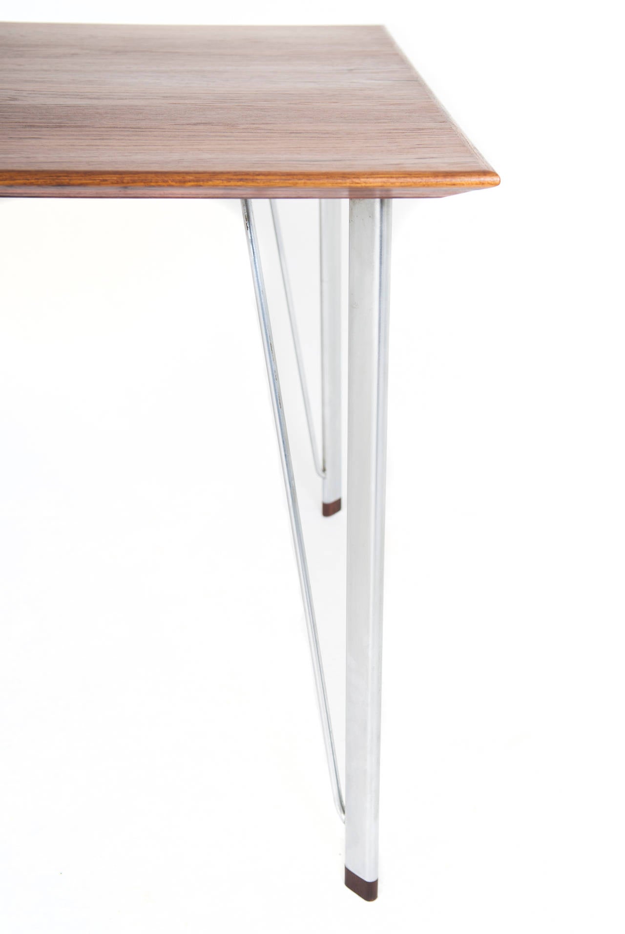 Scandinavian Modern Arne Jacobsen Teak Table, Model 3605