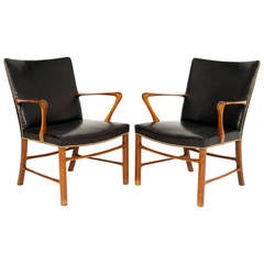 Pair of Armchairs Attributed to Palle Suenson