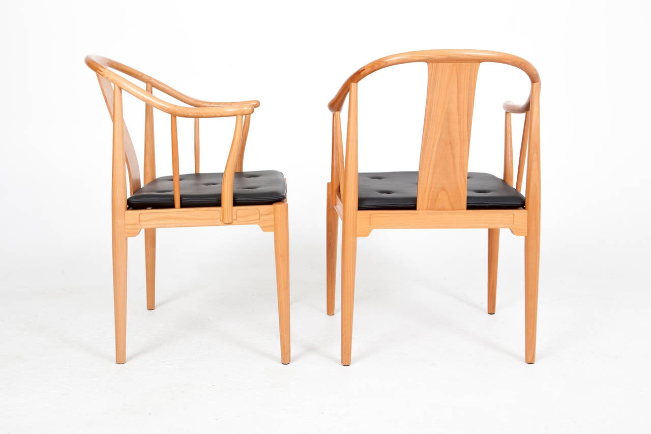 Scandinavian Modern Hans J. Wegner, Pair of China Chairs