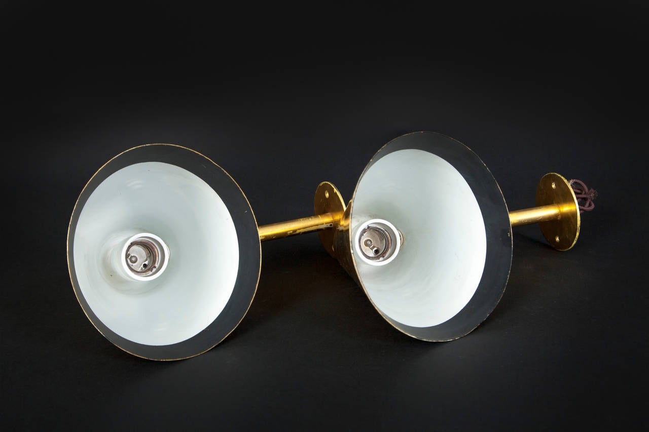 Danish Vilhelm Lauritzen Pair of Wall-Mounted Lamps