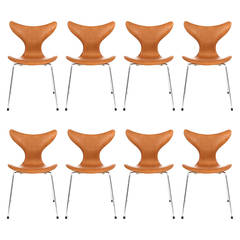 Arne Jacobsen Set of Eight Seagull Chairs