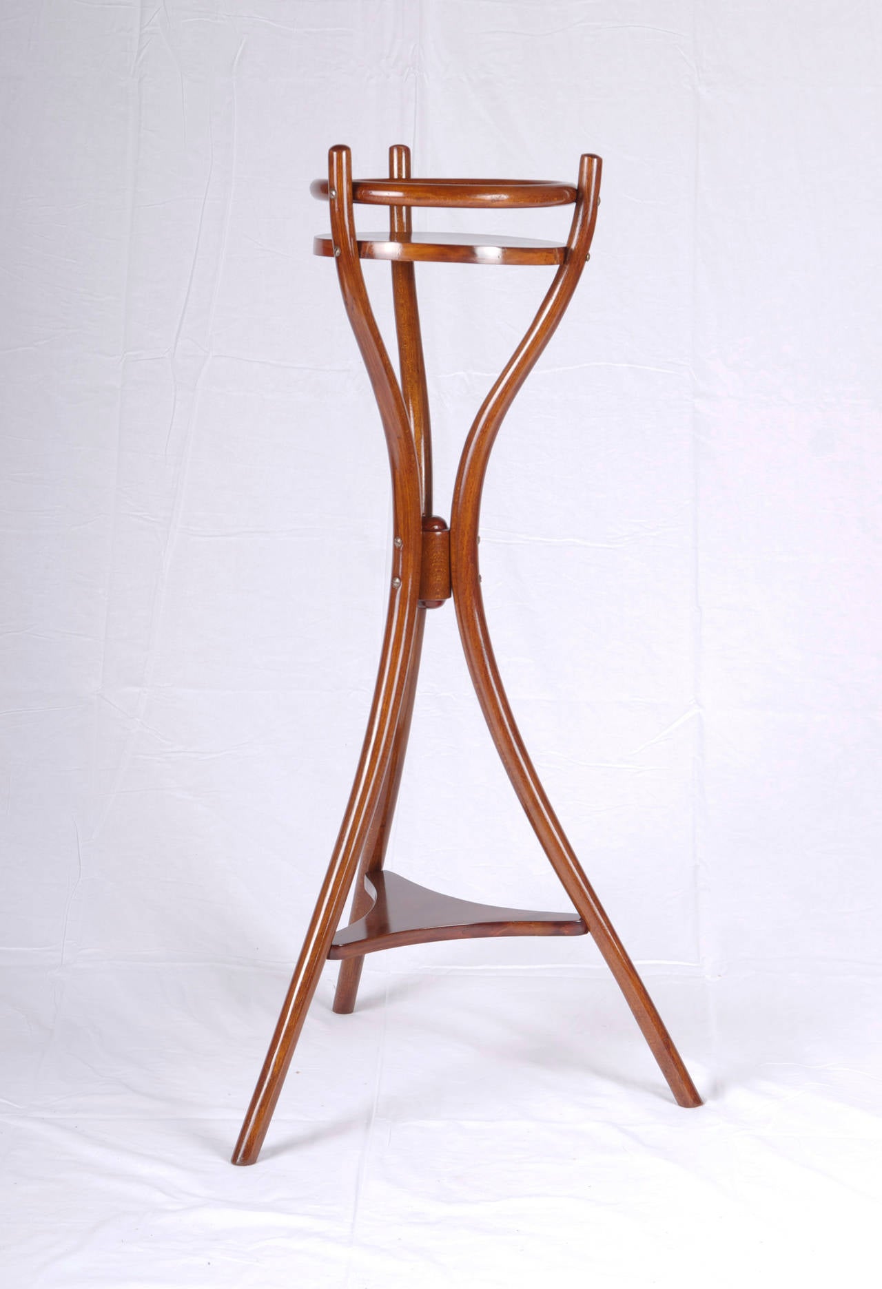 Pedestal, Flower Stand Thonet 
restored with shellac finish