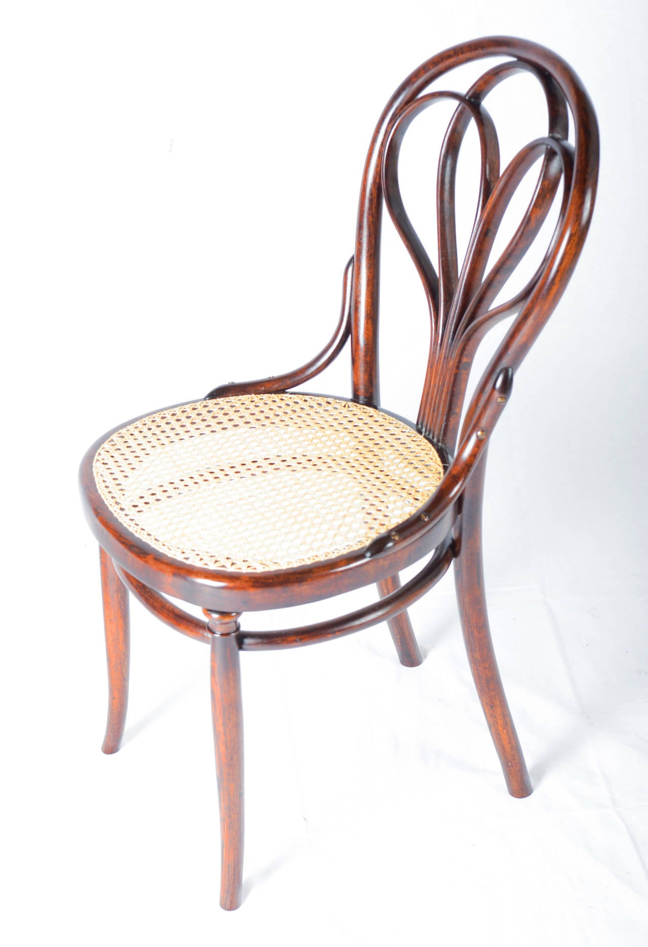 Art Nouveau Pair of Thonet No. 25 Chairs