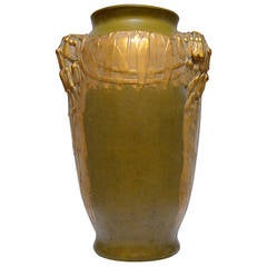Austrian Art Nouveau Stoneware Floor Vase, circa 1095-1905