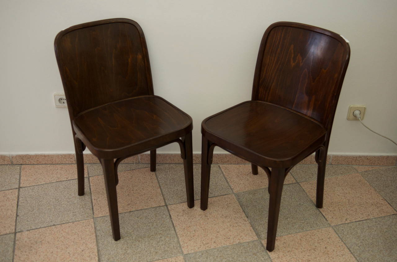 Vienna Secession Thonet No. 811 Chairs Attributed to Josef Hoffmann