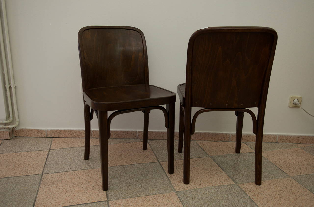 Paar Thonet-Stühle Nr. 811:: Josef Hoffmann zugeschrieben (Österreichisch)