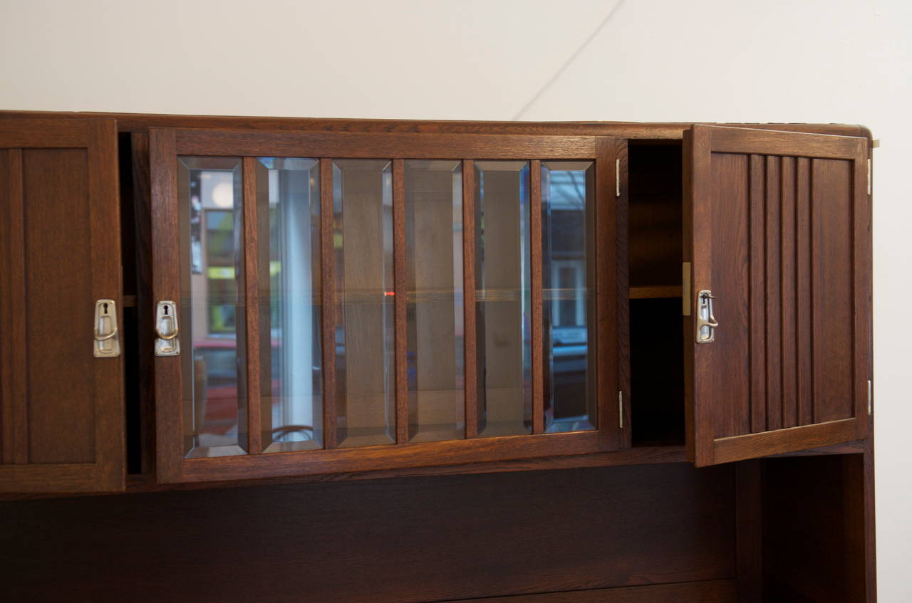 Vienna Secession Large Sideboard, Credenza Attributed to Otto Wyrlik