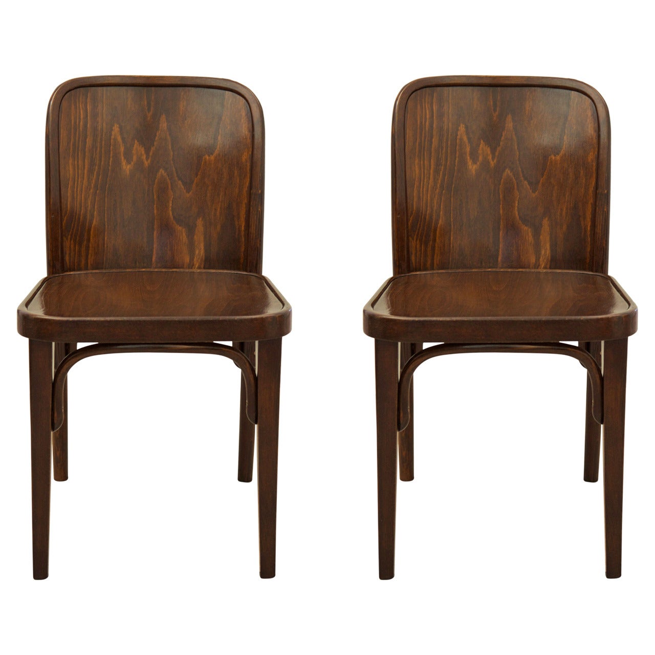 Paar Thonet-Stühle Nr. 811:: Josef Hoffmann zugeschrieben