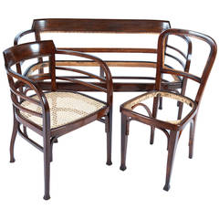 Vienna Secession Thonet Suite Attributed to Otto Wagner 11