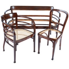 Antique Vienna Secession Thonet Suite Attributed to Otto Wagner