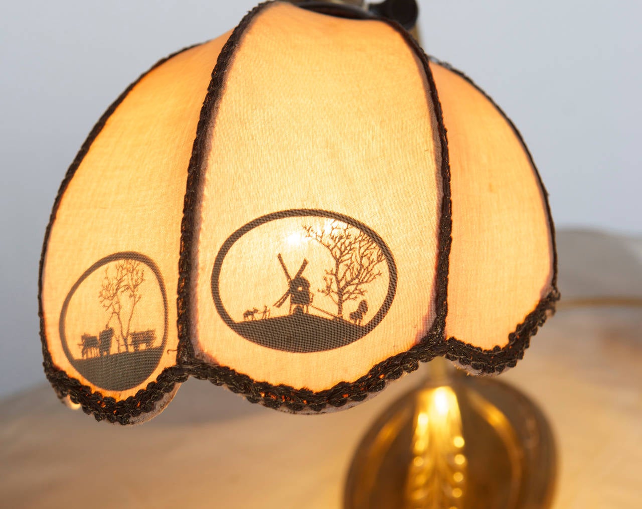 Belgian Art Nouveau Desk or Table Lamp