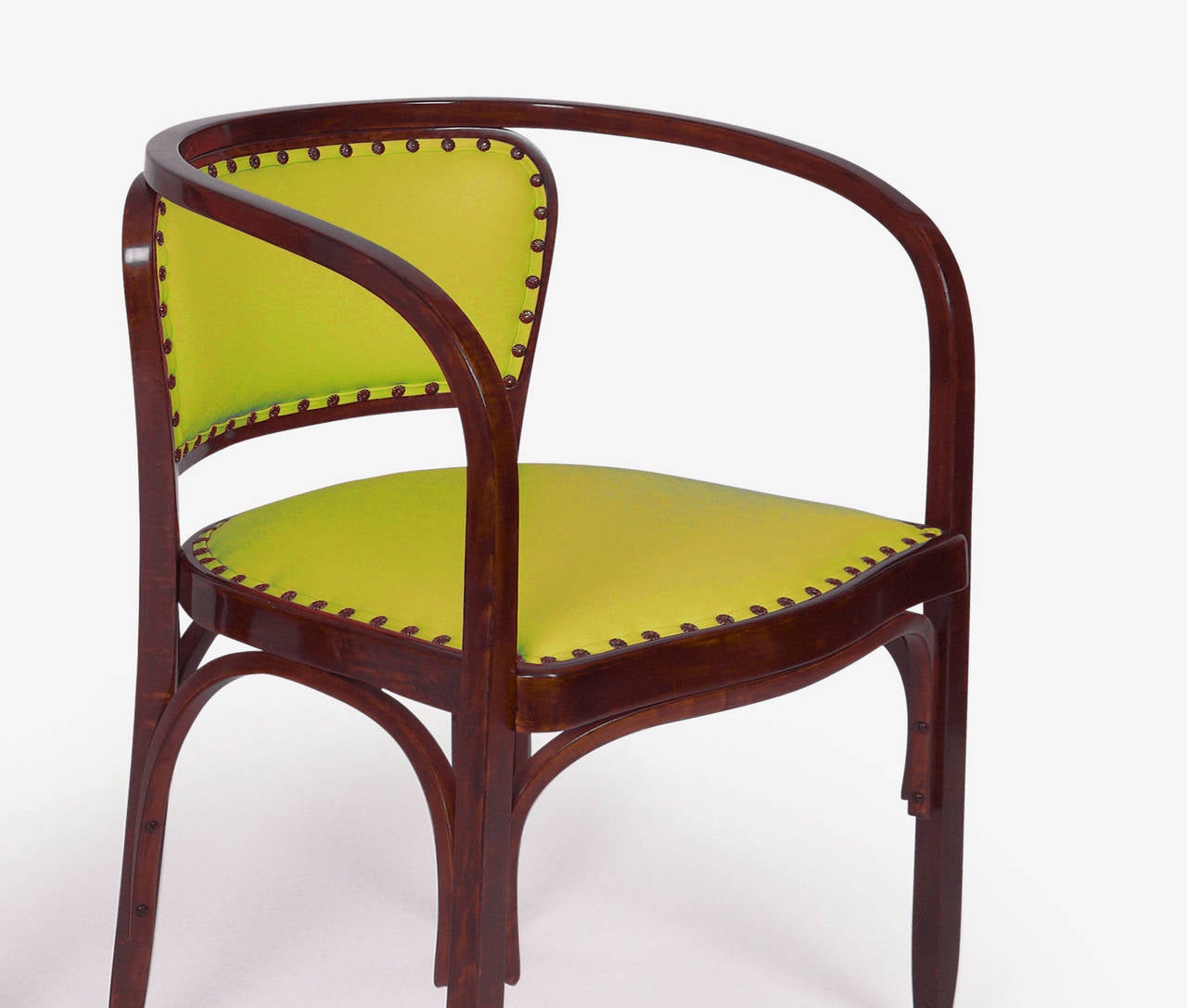 Armchairs by Gustav Siegel for Kohn In Good Condition For Sale In Vienna, AT
