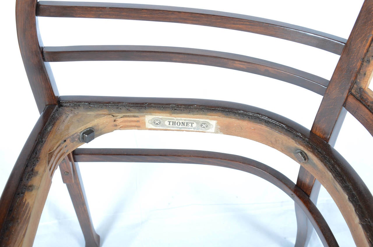 Thonet Bench Attributed to Otto Wagner In Excellent Condition In Vienna, AT