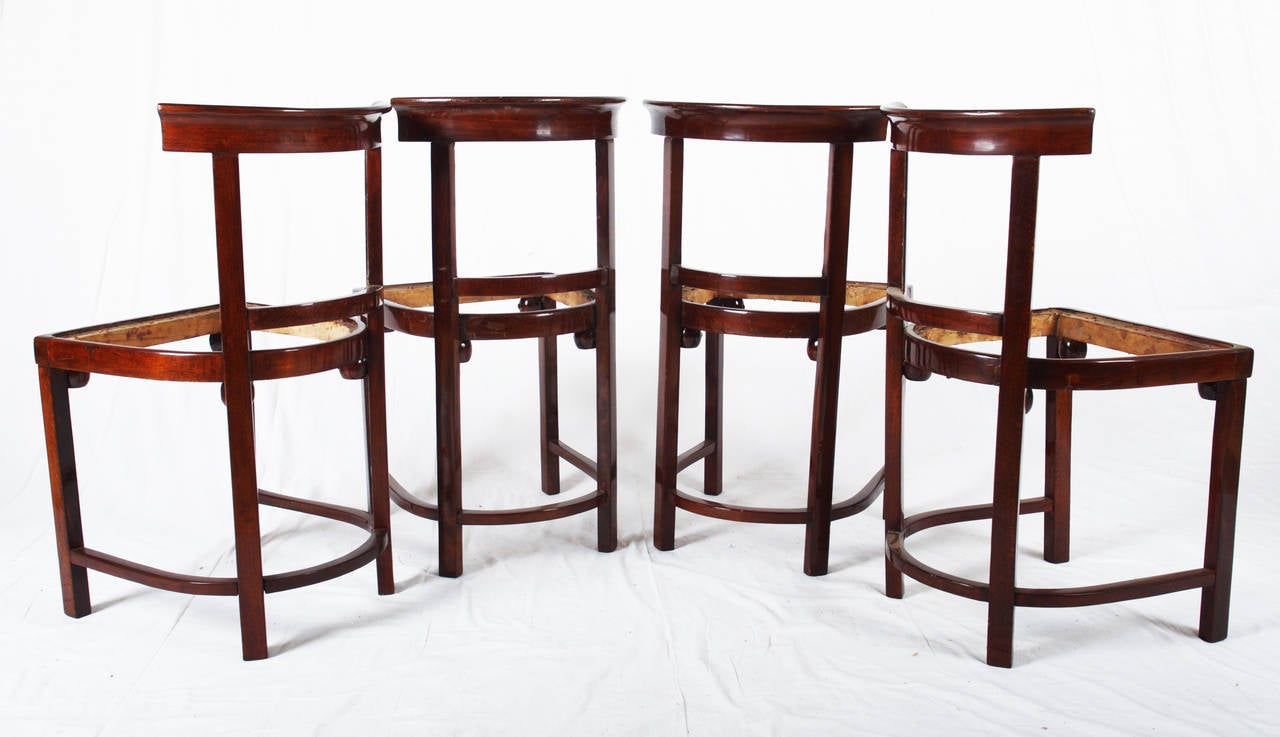 Set of Four Chairs Attributed to Josef Hoffmann