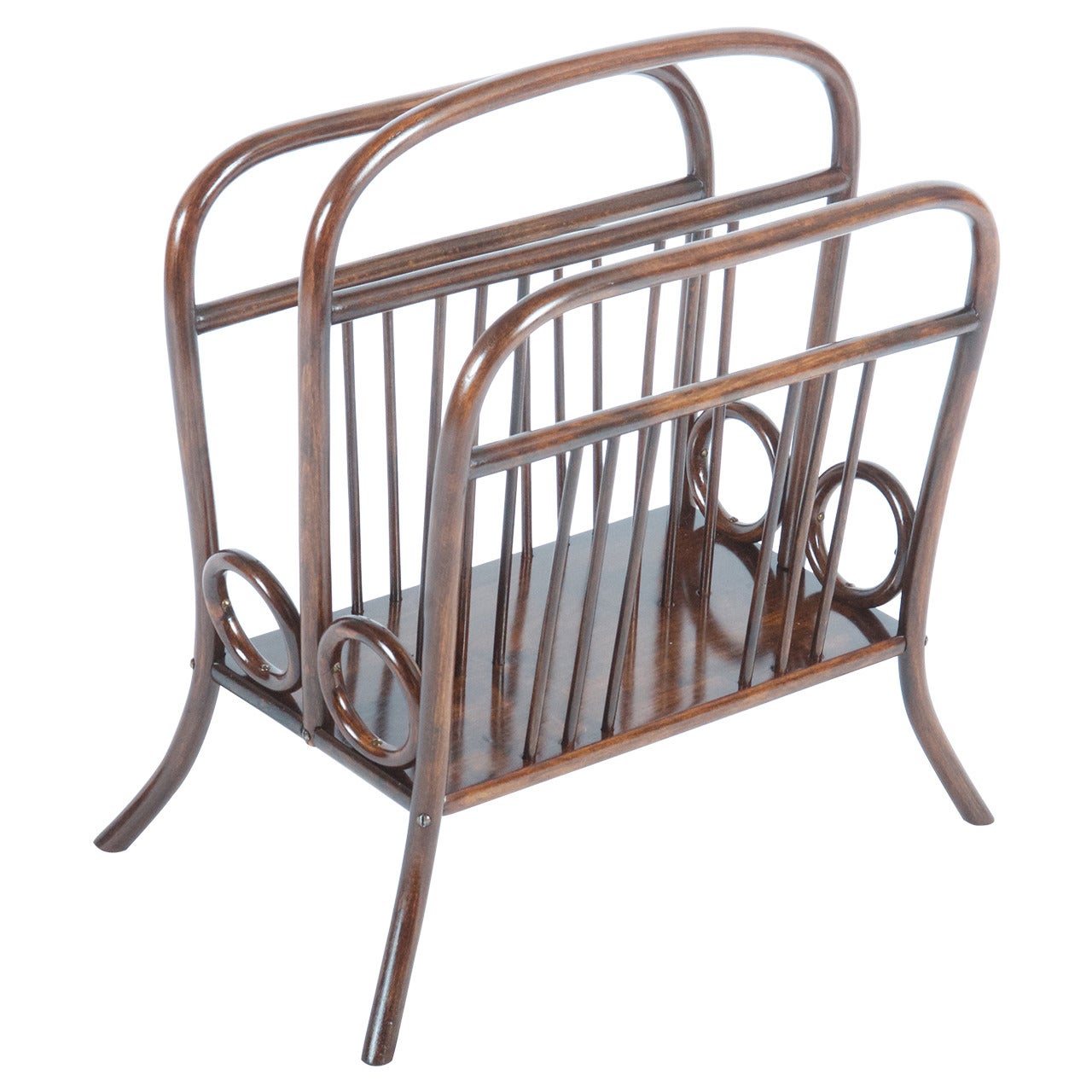 Thonet Bentwood Music or Newspaper Rack, Catalogue Number 33