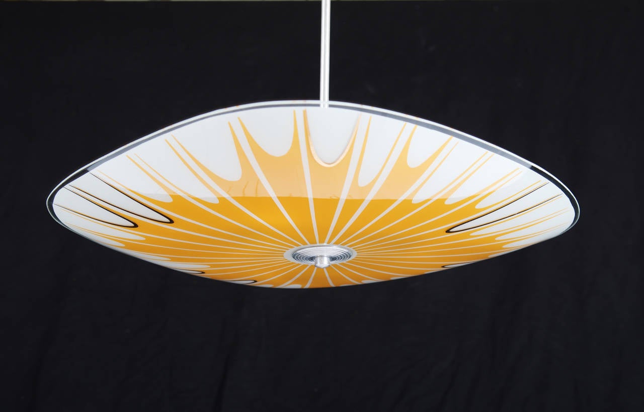 Mid Century Modernist Pendant For Sale 3