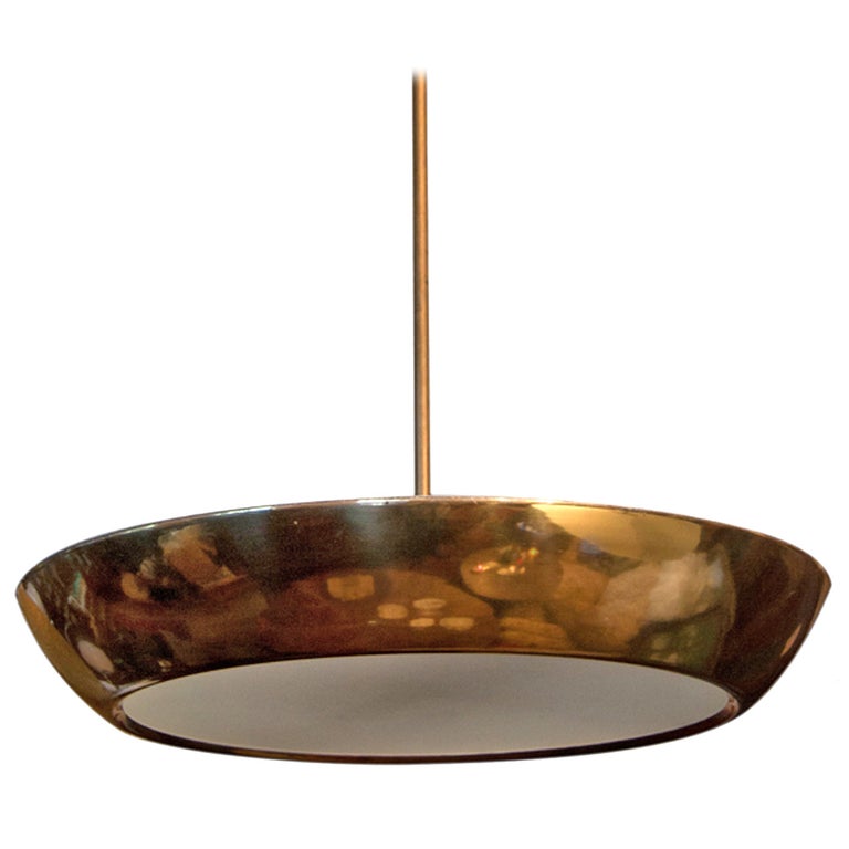 Josef Hurka for Napako Copper-Plated Pendant, 1930, offered by Ryszard Chwastyk
