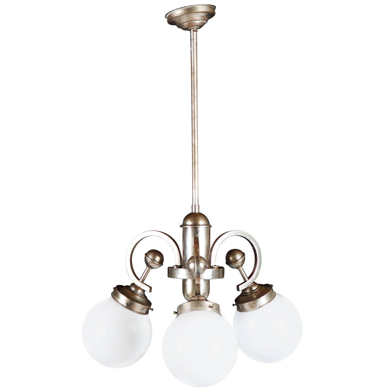 Art Deco Pendant Chandelier For Sale at 1stdibs