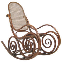 Antique Thonet Rocking Chair
