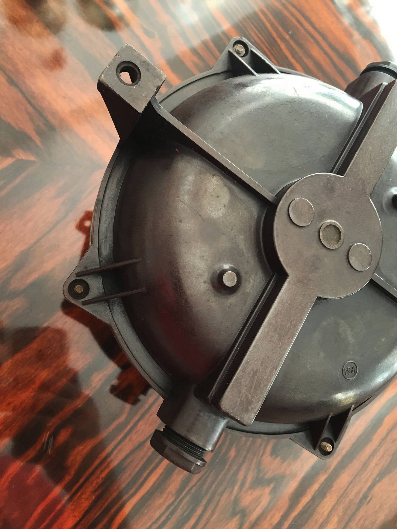 Mid-20th Century Bakelite Wall or Ceiling Industrial Lamp from 1940s For Sale