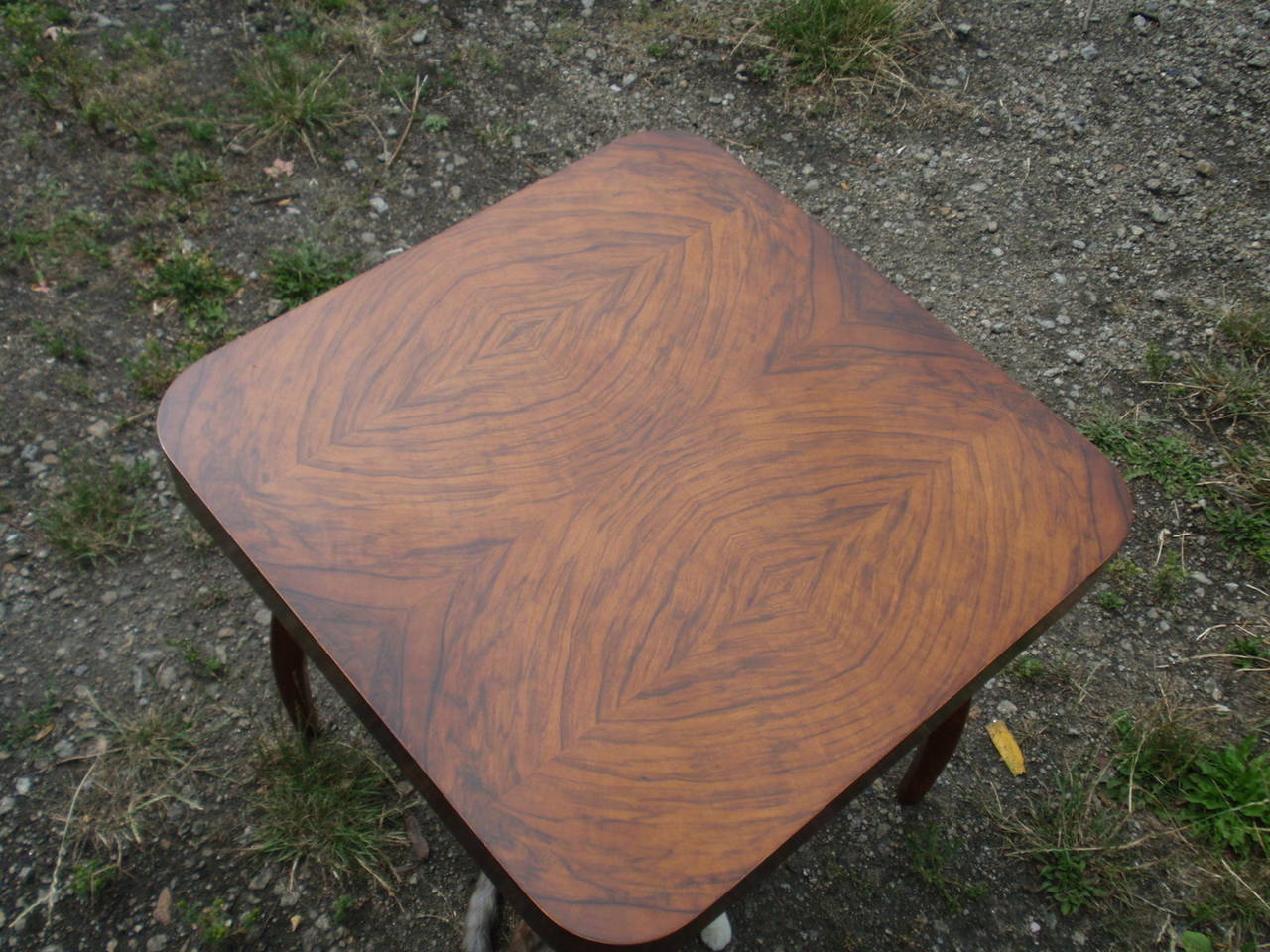 Mid-Century Modern Side Table H259 by Jindrich Halabala For Sale