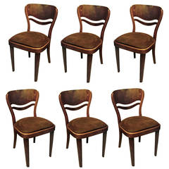 Set of Six Thonet Dining Room Chairs