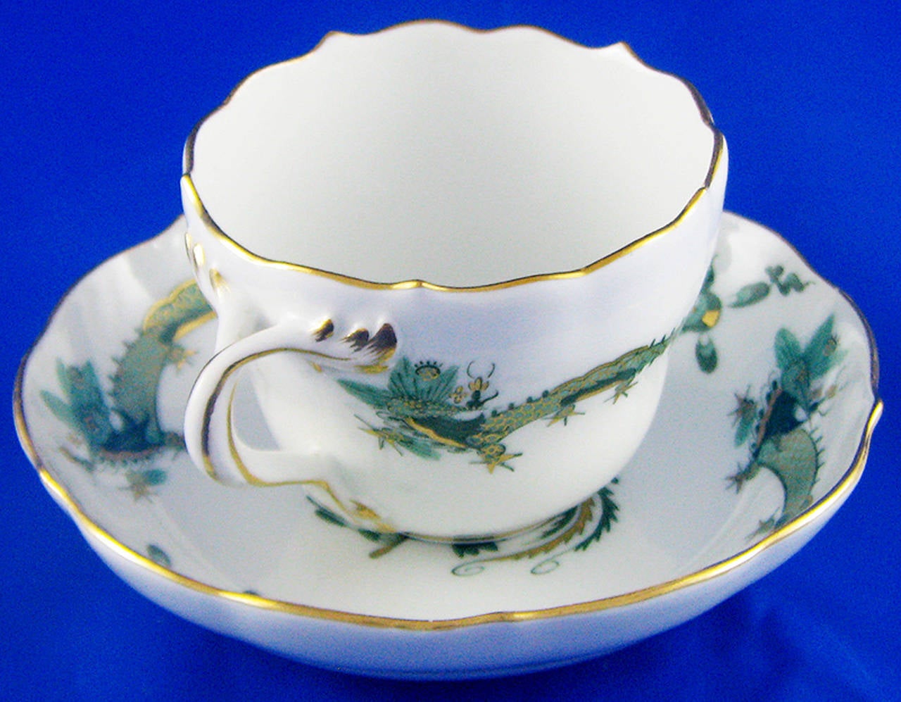 meissen green dragon