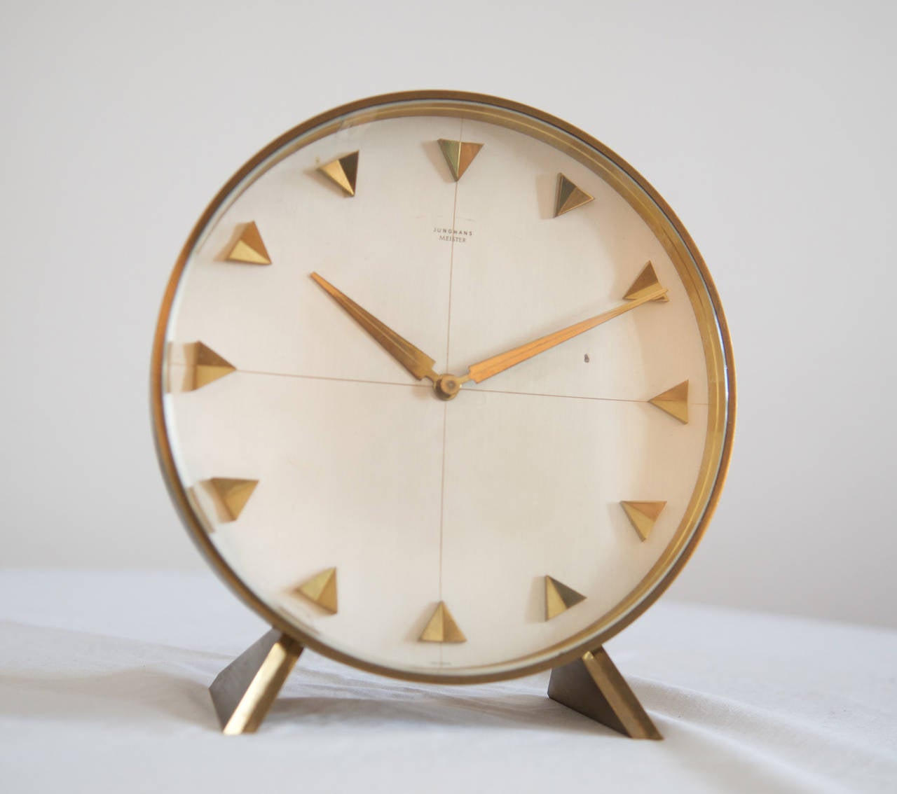 Junghans Table or Desk Clock from 1960s at 1stdibs