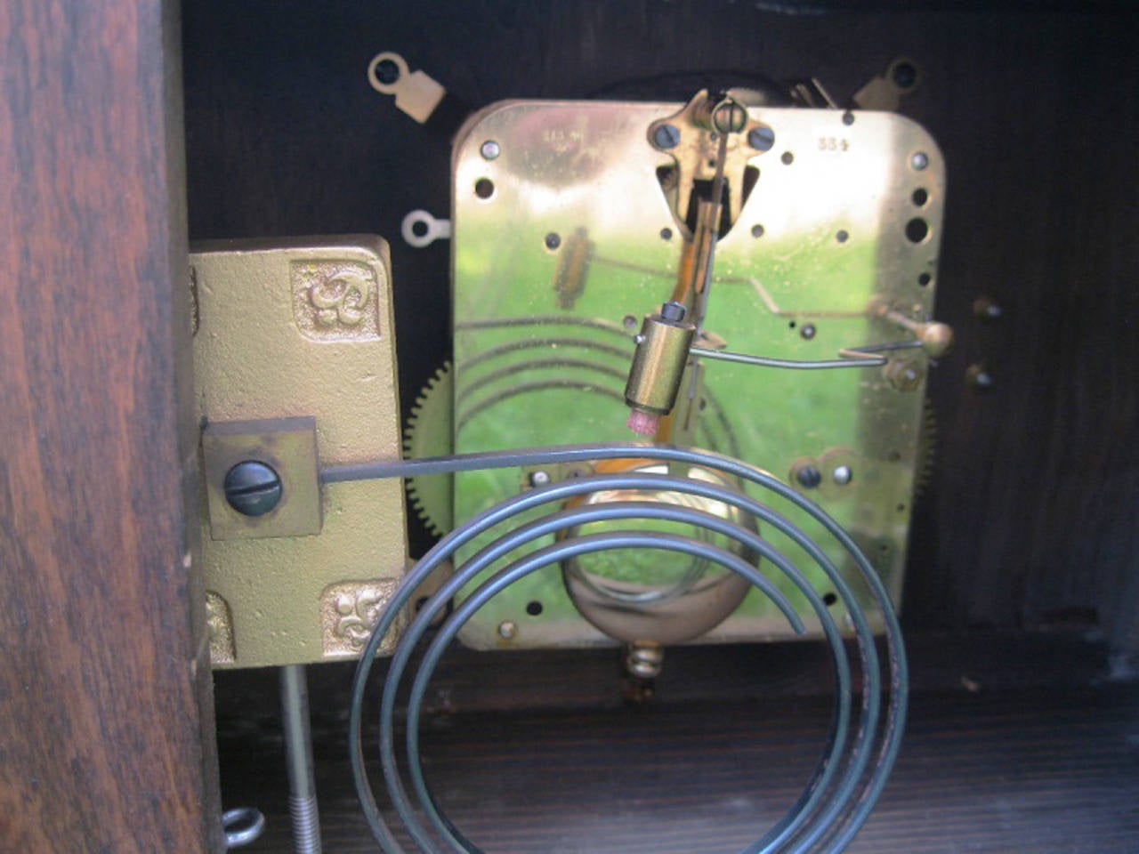 German Art Deco HAU Mantel Clock