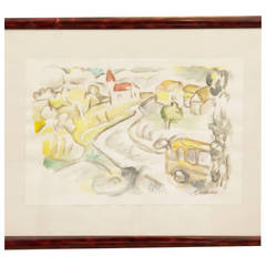 Wolfgang Glechner Oil on Canvas "Trip to the Country"